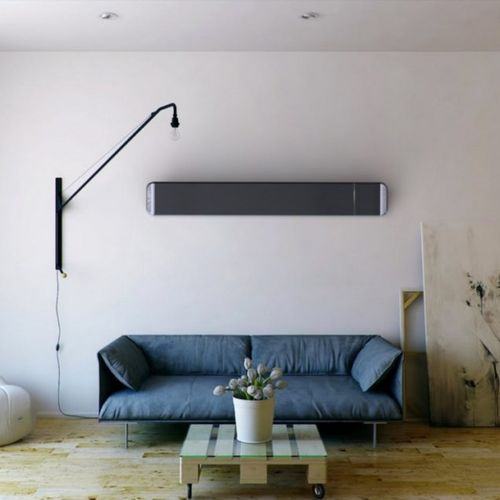 Stufa ad infrarossi da parete - BLACKLIGHT - Infralia - sospesa / da soffitto / elettrica