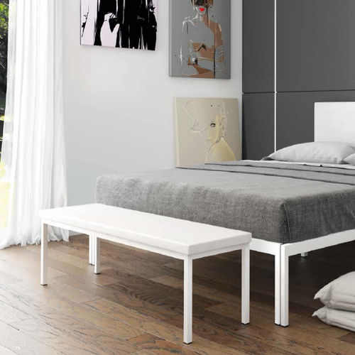Panca fondoletto contemporanea - MAYA - iCARRARO italian makers - in acciaio / per uso residenziale