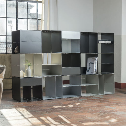 Scaffale modulare - FORTY - iCARRARO italian makers - contemporaneo / in metallo / contract