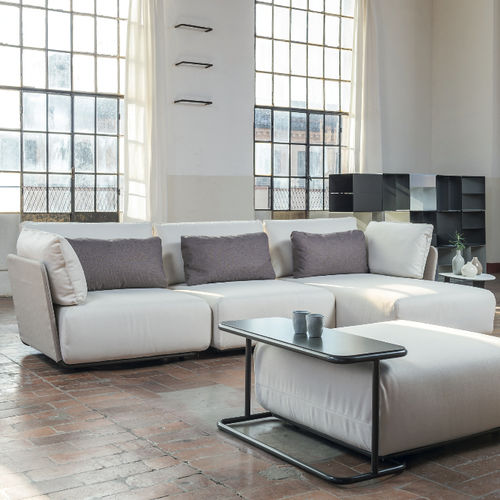 Divano modulare - COMBO - iCARRARO italian makers - contemporaneo / in tessuto / bianco