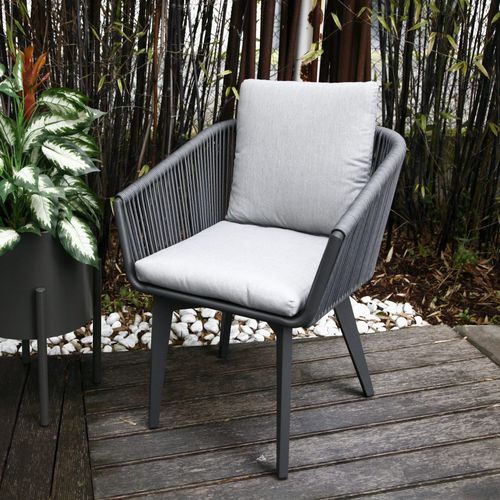 Sedia da giardino contemporanea - SOFT  - iCARRARO italian makers - da esterno / in tessuto / in corda