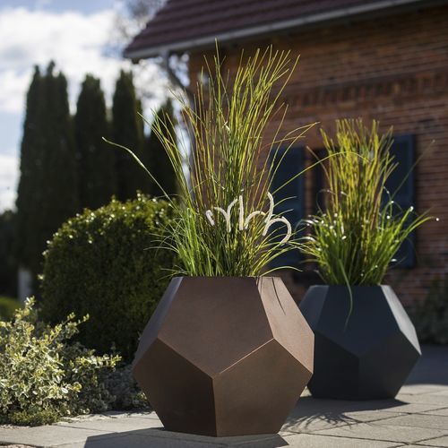 Vaso da giardino in polietilene - Gemini - Terra Group - per uso residenziale / per spazio pubblico / per hotel