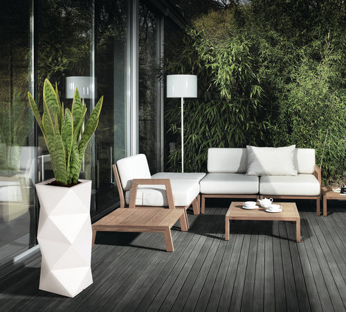 Vaso da giardino in polietilene - Orion - Terra Group - per uso residenziale / per spazio pubblico / per hotel