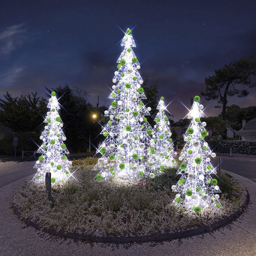 Decorazione natalizia luminosa a LED - Christmas Tree - Terra Group - 3D / da pavimento / per spazi pubblici