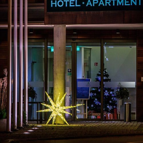 Decorazione natalizia luminosa a LED - Star Slim - Terra Group - 3D / per uso residenziale / per spazi pubblici