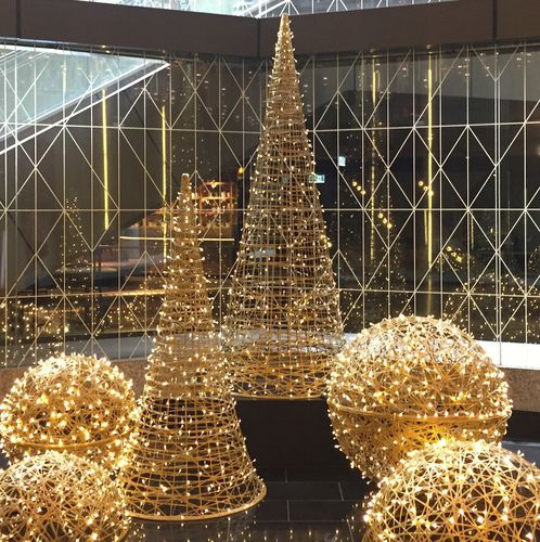 Decorazione natalizia luminosa a LED - Cone A - Terra Group - 3D / da pavimento / per uso residenziale