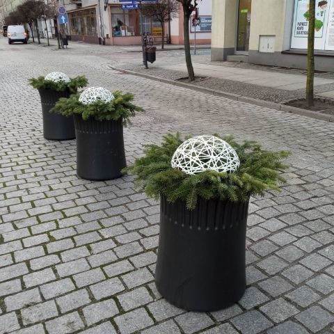 Decorazione natalizia luminosa a LED - Globe 1/2 Small - Terra Group - 3D / da pavimento / per muro