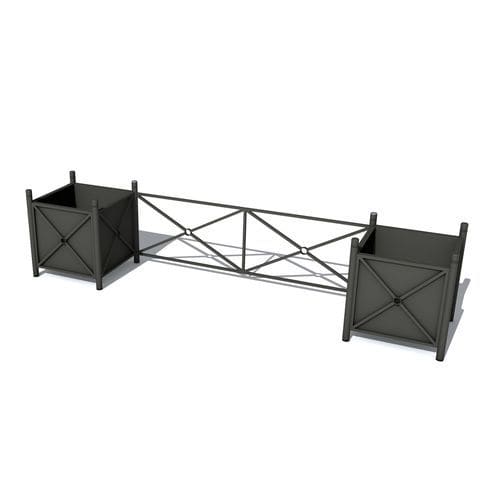 Ringhiera in acciaio galvanizzato - Urbana XL - Terra Group - a sbarre / da esterno / per spazi pubblici