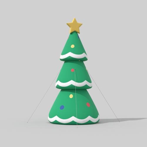 Albero di Natale in PVC - Christmas tree XXL - Terra Group - per spazio pubblico / a tenuta stagna