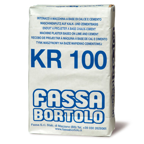 Intonaco di preparazione - KR 100 - Fassa Bortolo - da interno / da esterno / per muro