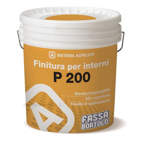 Pittura decorativa - P 200 - Fassa Bortolo - di protezione / di finitura / interno
