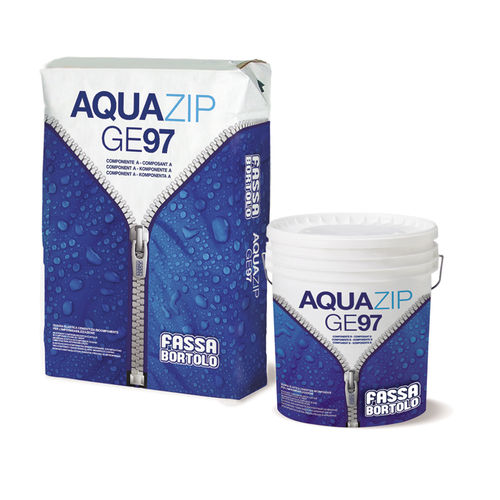 Intonaco di impermeabilizzazione - AQUAZIP GE 97 - Fassa Bortolo - da interno / da esterno / per muro