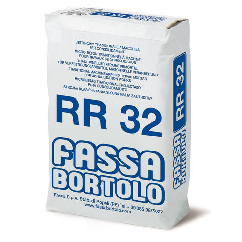 Malta di riparazione - RR 32 - Fassa Bortolo - per calcestruzzo / per muratura / per cemento