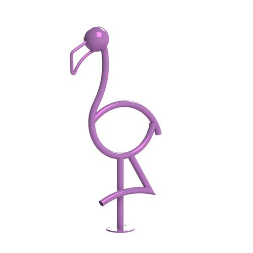 Rastrelliera per biciclette a pavimento - FLAMINGO - Madrax - design originale / per spazi pubblici / in acciaio con rivestimento a polvere