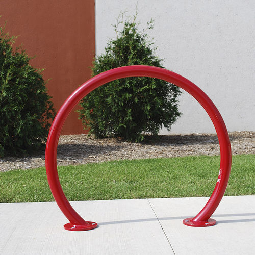 Rastrelliera per biciclette a pavimento - ORION CIRCULAR  - Madrax - con sistema di sicurezza / per spazi pubblici / in acciaio galvanizzato