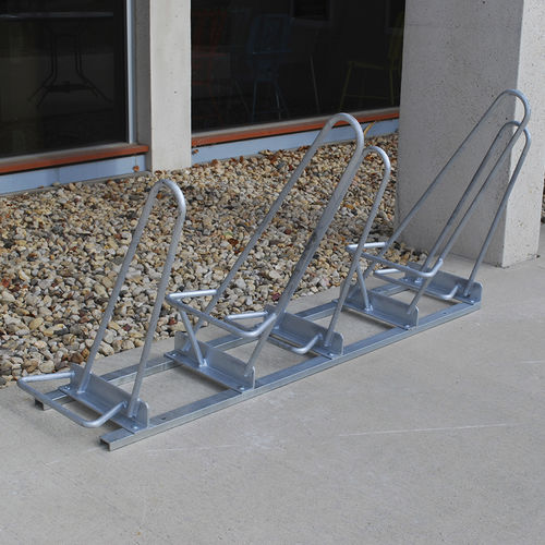 Rastrelliera per biciclette a pavimento - SHARK™ UP - Madrax - per spazi pubblici / in acciaio galvanizzato / in acciaio con rivestimento a polvere