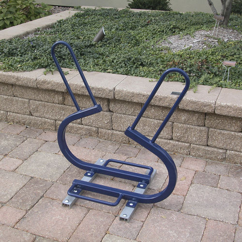 Rastrelliera per biciclette a pavimento - SENTRY™  - Madrax - per spazi pubblici / in acciaio galvanizzato / in acciaio con rivestimento a polvere