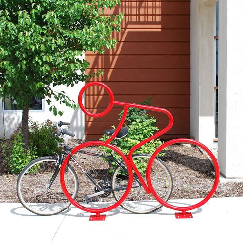 Rastrelliera per biciclette a pavimento - ADVOCATE™ - Madrax - design originale / per spazi pubblici / in acciaio galvanizzato