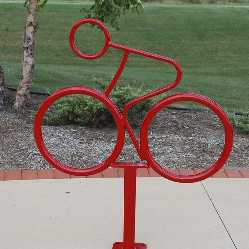 Rastrelliera per biciclette a pavimento - MINI ADVOCATE™ - Madrax - per spazi pubblici / in acciaio galvanizzato / in acciaio con rivestimento a polvere