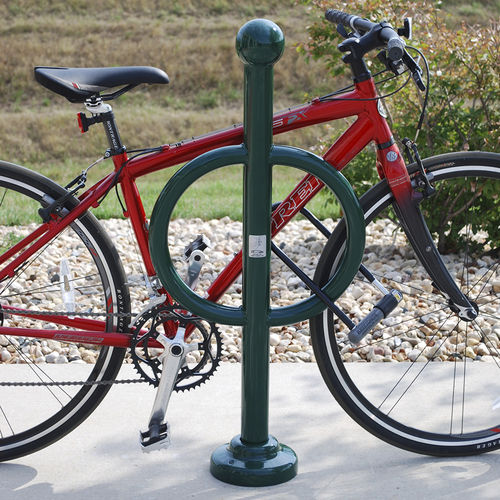 Rastrelliera per biciclette a pavimento - PAR - Madrax - con sistema di sicurezza / per spazi pubblici / in acciaio galvanizzato