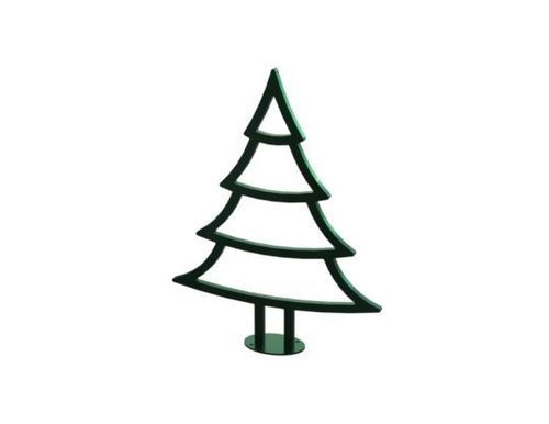 Rastrelliera per biciclette a pavimento - Pine Tree Bike Rack - Madrax - in acciaio con rivestimento a polvere