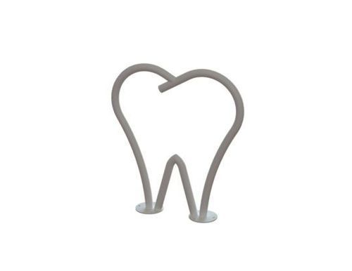 Rastrelliera per biciclette a pavimento - THR-TOOTH - Madrax - in acciaio con rivestimento a polvere