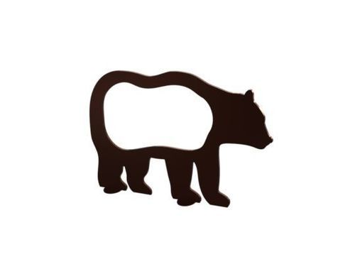 Rastrelliera per biciclette a pavimento - Bear Bike Rack - Madrax - in acciaio con rivestimento a polvere