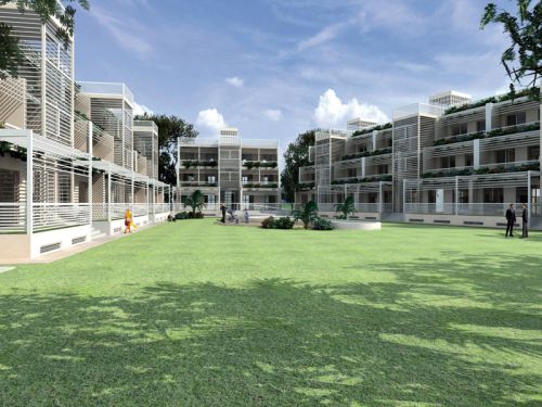 Edificio modulare - VILLAGE DE VACANCES - IBS Distribution - prefabbricato / in calcestruzzo / per alloggi collettivi