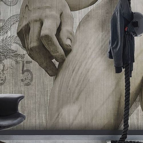 Carta da parati contemporanea - ACADEMY - N.O.W. Edizioni - a motivi / con motivo stampato