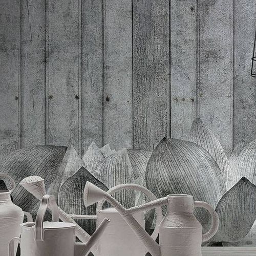 Carta da parati contemporanea - SHABBY - N.O.W. Edizioni - con motivi naturali / con motivo stampato
