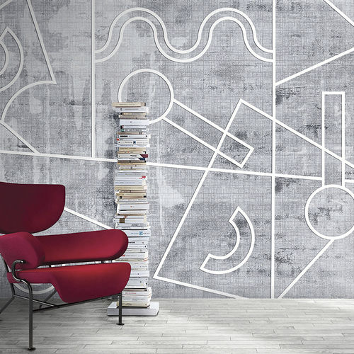 Carta da parati contemporanea - SENSO - N.O.W. Edizioni - con motivi geometrici / con motivo stampato
