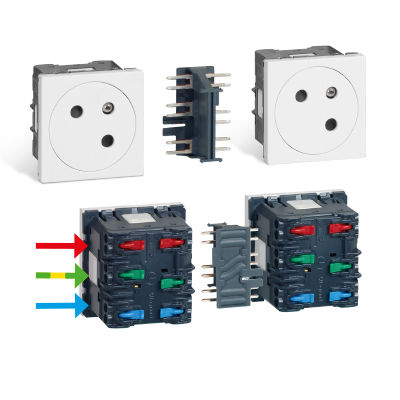 Presa di corrente - MOSAIC™ FLUSH - LEGRAND - informatica / multipla / da parete