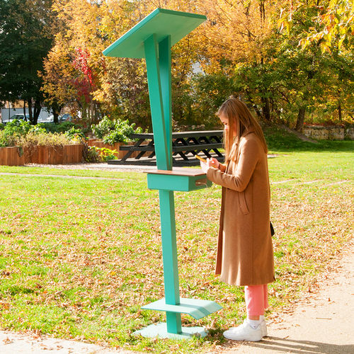 Stazione di ricarica USB - 19.001 - ZANO Street Furniture - solare / WiFi / urbana