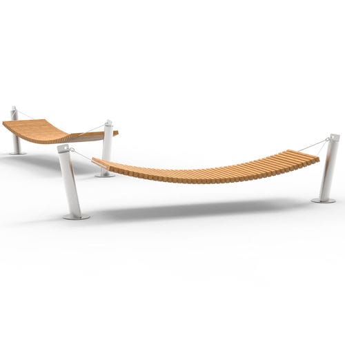 Amaca autoportante - WAVE 02.916 - ZANO Street Furniture - per spazi pubblici