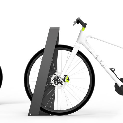 Rastrelliera per biciclette a pavimento - RELIQ 05.017 - ZANO Street Furniture - con sistema di sicurezza / per spazi pubblici / in acciaio
