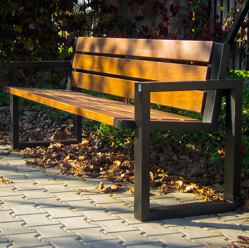 Panca per spazi pubblici contemporanea - SOFA 02.008 - ZANO Street Furniture - in legno di latifoglie / in pino / in picea