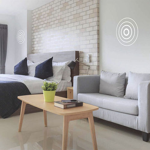 5 Altoparlanti Da Incasso Metallico Bianchi - 80 Mm Per Soffitto E Parete