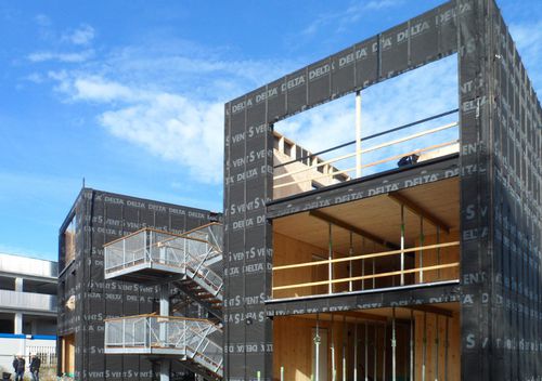 Edificio prefabbricato - APT. COMPLEX, BORDEAUX - TiComTec - modulare / in legno / in calcestruzzo