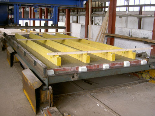 Lastra per solaio in legno - HBV RIB - TiComTec - in calcestruzzo