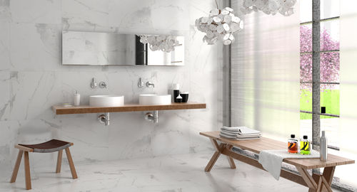 Piastrella in ceramica - CLASSIC CALACATTA - Yurtbay Seramik - levigata / da bagno / da pavimento