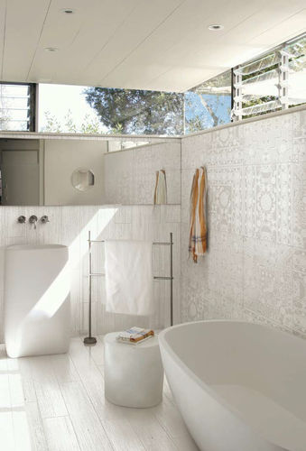 Piastrella in gres porcellanato - DARIO  - 41zero42 - opaca / da interno / da bagno