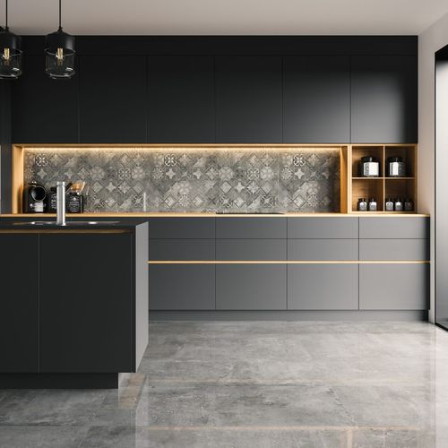 Piastrella in gres porcellanato - SOFTCEMENT GRAPHITE - CERRAD - levigata / opaca / liscia