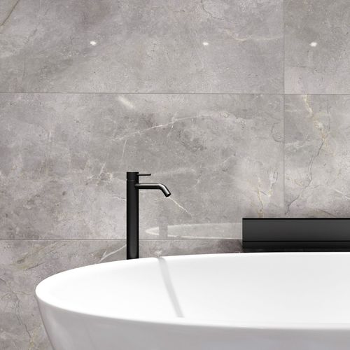 Piastrella in gres porcellanato - MASTERSTONE SILVER - CERRAD - levigata / opaca / liscia