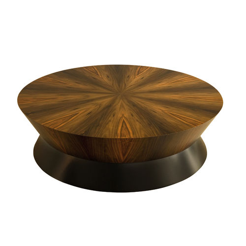 Tavolino basso contemporaneo - ZAPATA - Galiatea - in legno / rotondo / per uso residenziale