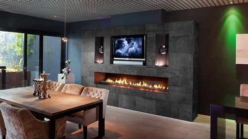 Camino a bioetanolo - 2000 - Modus Fireplaces - a gas / da incasso / a doppia faccia