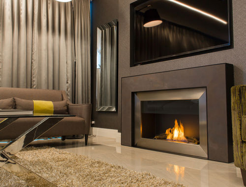 Camino a bioetanolo - 844 - Modus Fireplaces - a gas / da incasso / Faccia singola