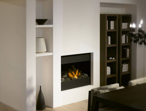 Camino a gas - 840 - Modus Fireplaces - a legna / da incasso / a doppia faccia