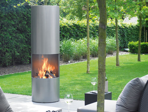 Camino a gas - 999 - Modus Fireplaces - da appoggio / Faccia singola / da giardino