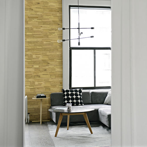 Paramento in rovere - MOSAICO - CP PARQUET - da interno / 3D / spazzolato