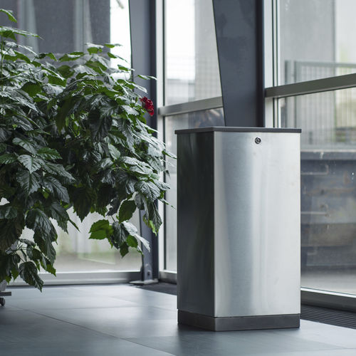 Portarifiuti pubblico - EDGE - FINBIN Products/ Lehtovuori Oy - per raccolta differenziata / in acciaio galvanizzato / in acciaio inossidabile